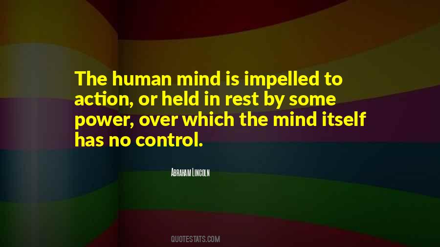 Mind In Control Quotes #389403
