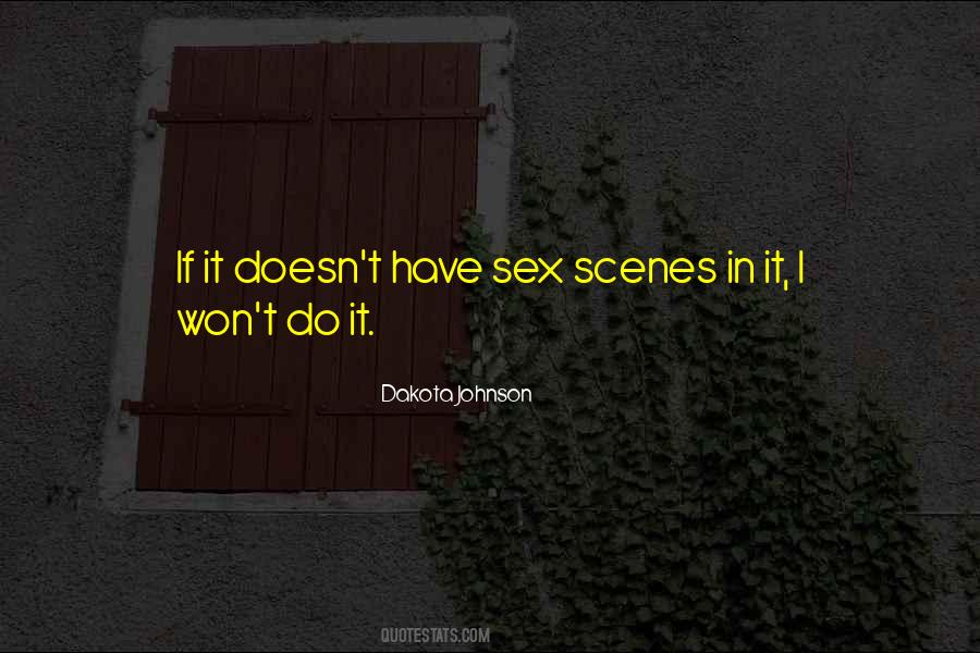 Sex Scenes Quotes #1515715