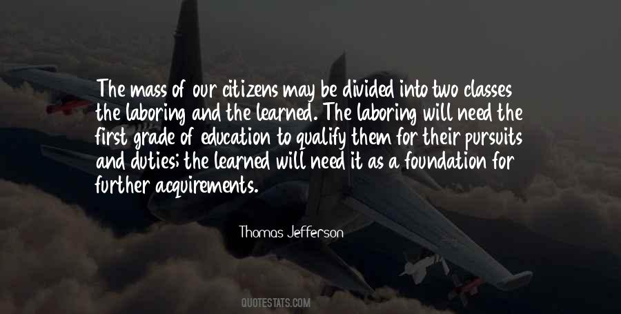 Thomas Jefferson Education Quotes #1242671