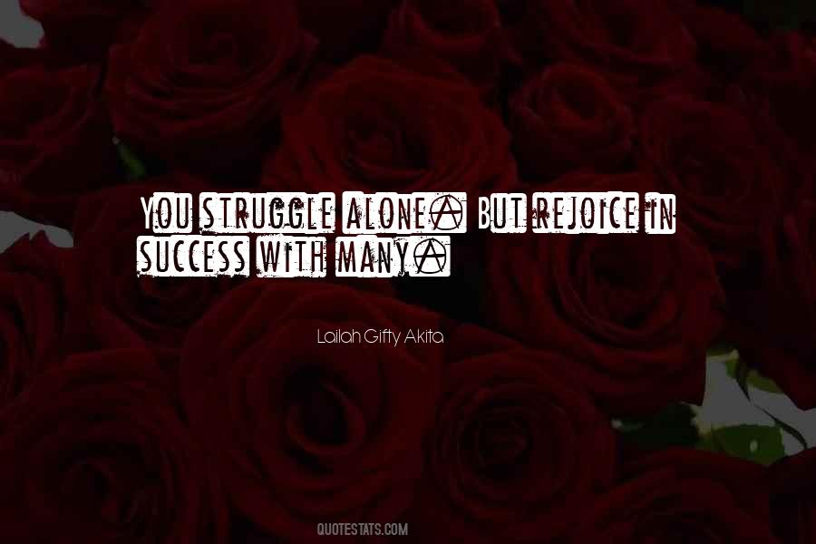 Success Alone Quotes #1854045