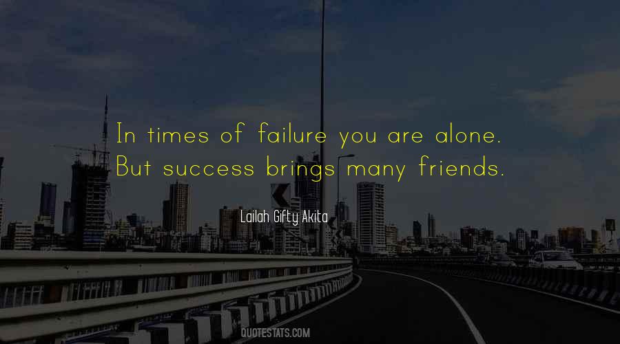 Success Alone Quotes #382436