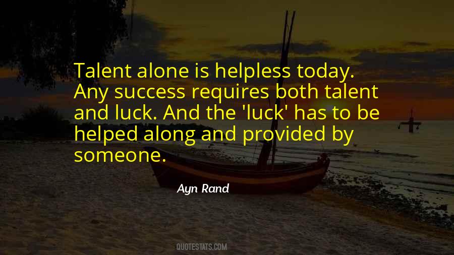 Success Alone Quotes #587958