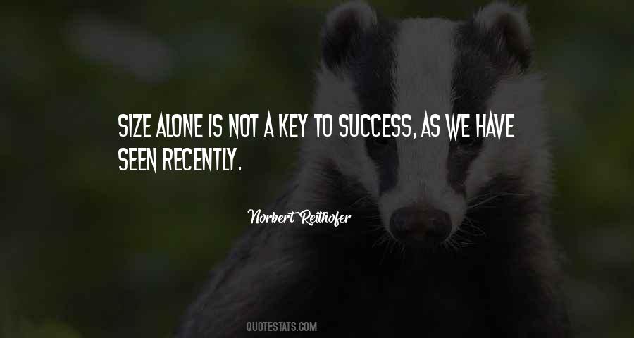 Success Alone Quotes #75951