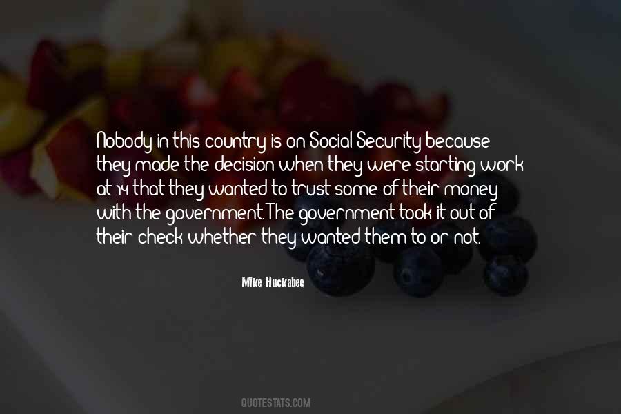 O A O On Social Security Check Quotes #1087068