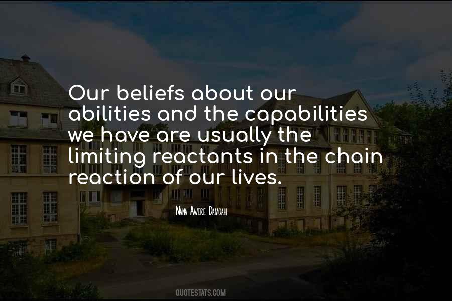 Our Abilities Quotes #1283129