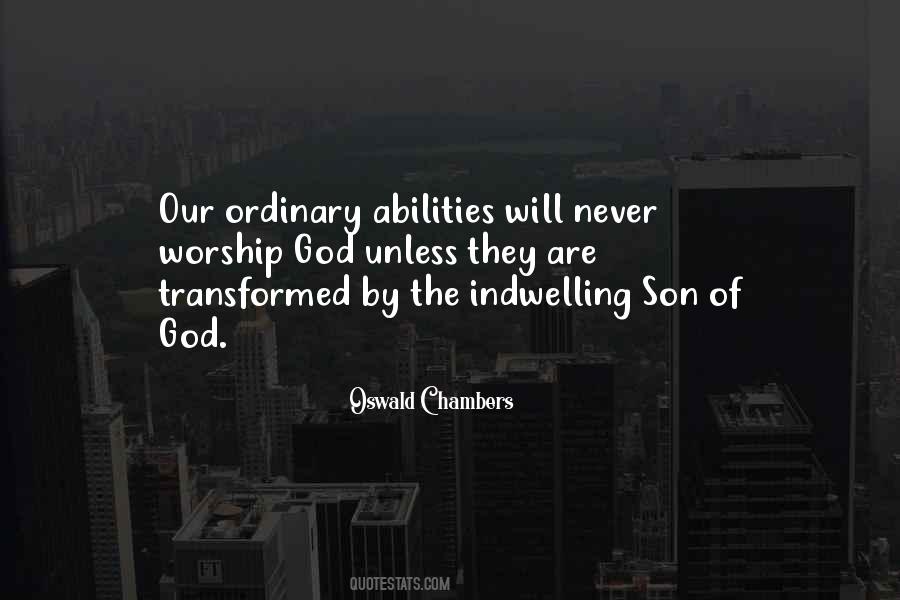 Our Abilities Quotes #165503