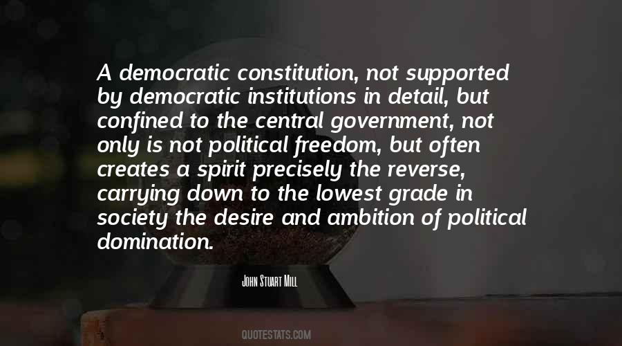 Political Ambition Quotes #770437
