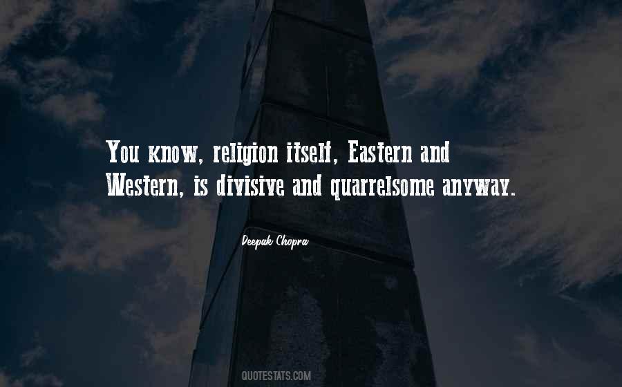 Western Religion Quotes #165914