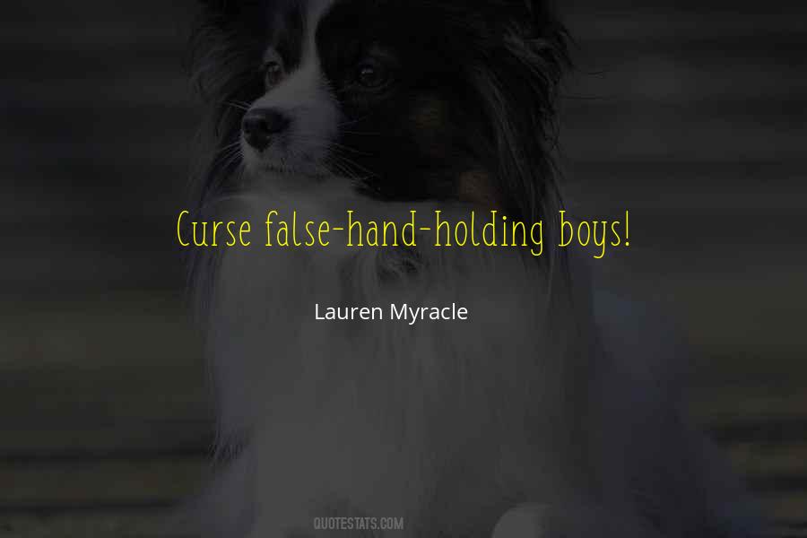 Holding Hands With Boys Quotes #174776