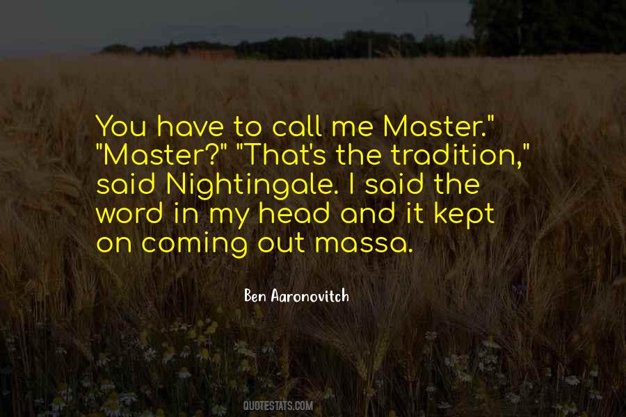You Master Me Quotes #718675