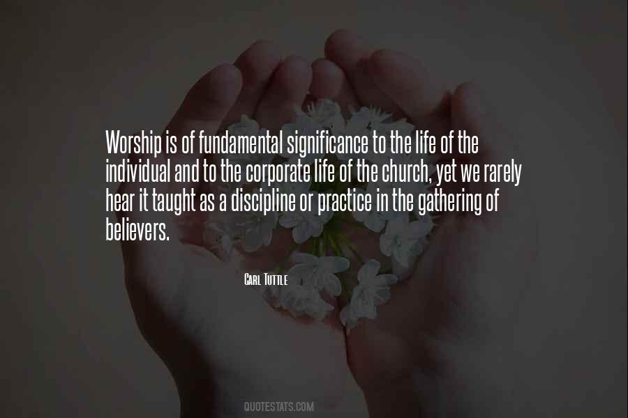 Church Discipline Quotes #1391042