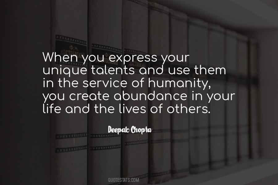 Talents Service Quotes #517648