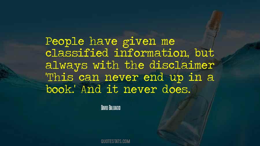 Disclaimer On Quotes #1603304 Disclaimer On Quotes #1603304