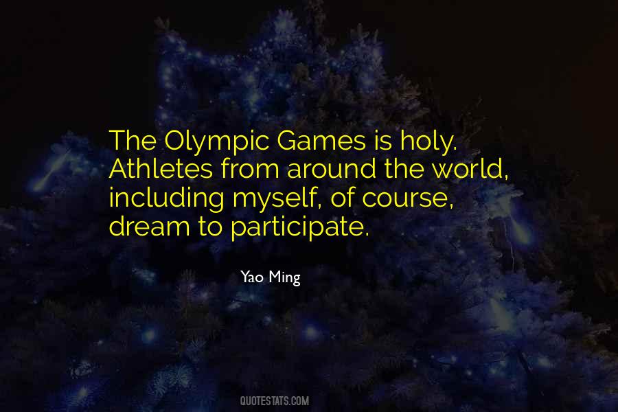 Olympic Athlete Quotes #170944