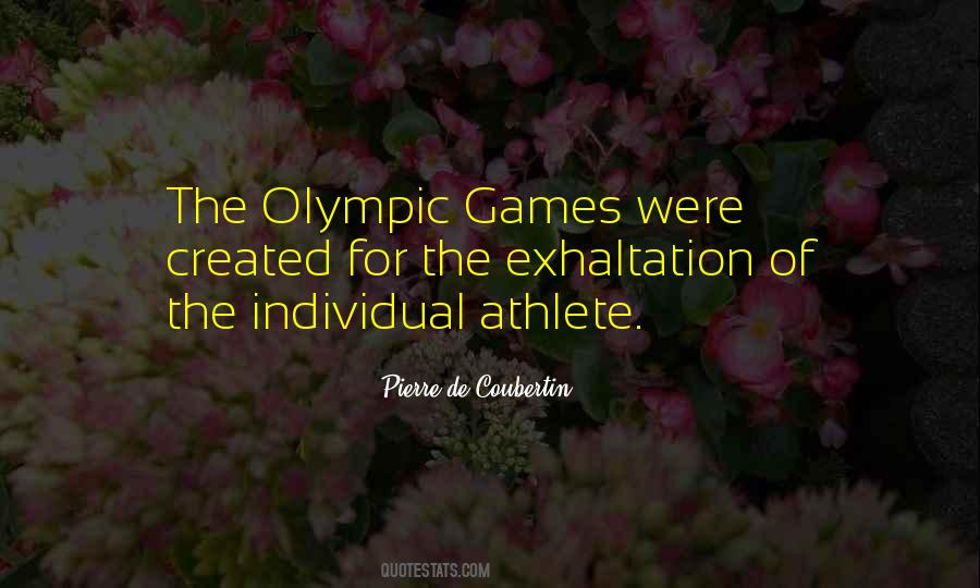 Olympic Athlete Quotes #498716