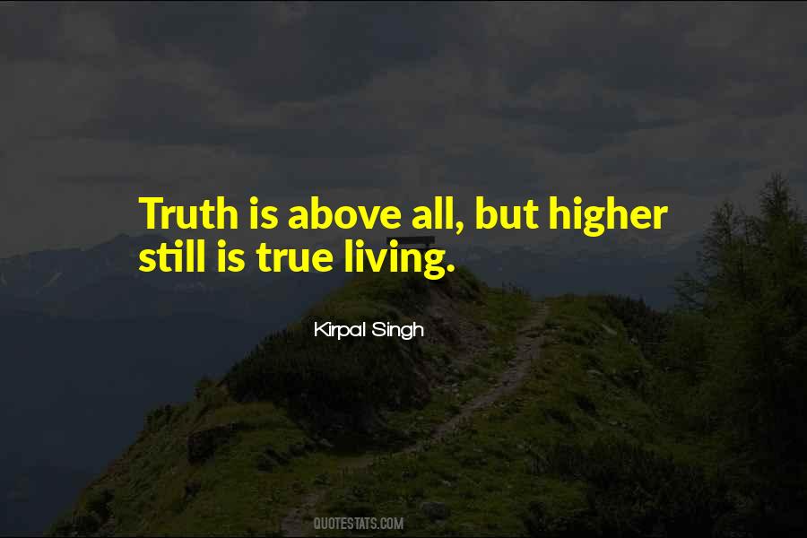 True Living Quotes #1608500