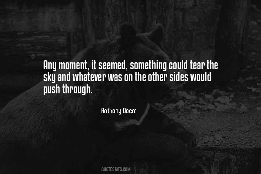 Moment Something Quotes #110355