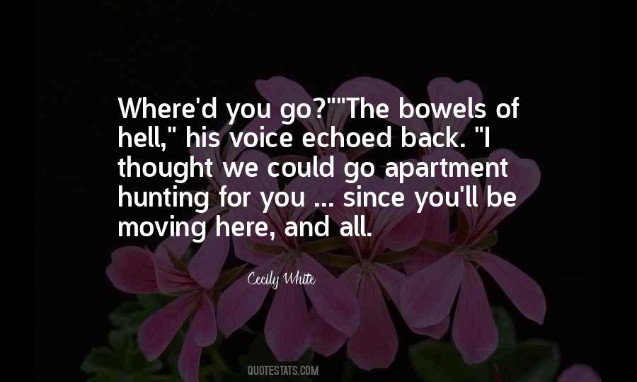 Moving Back Quotes #338769