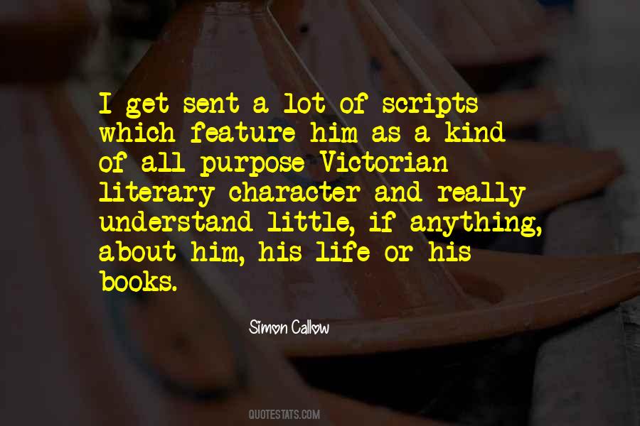 Literary Character Quotes #236973