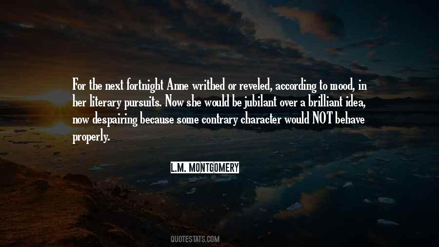 Literary Character Quotes #784324