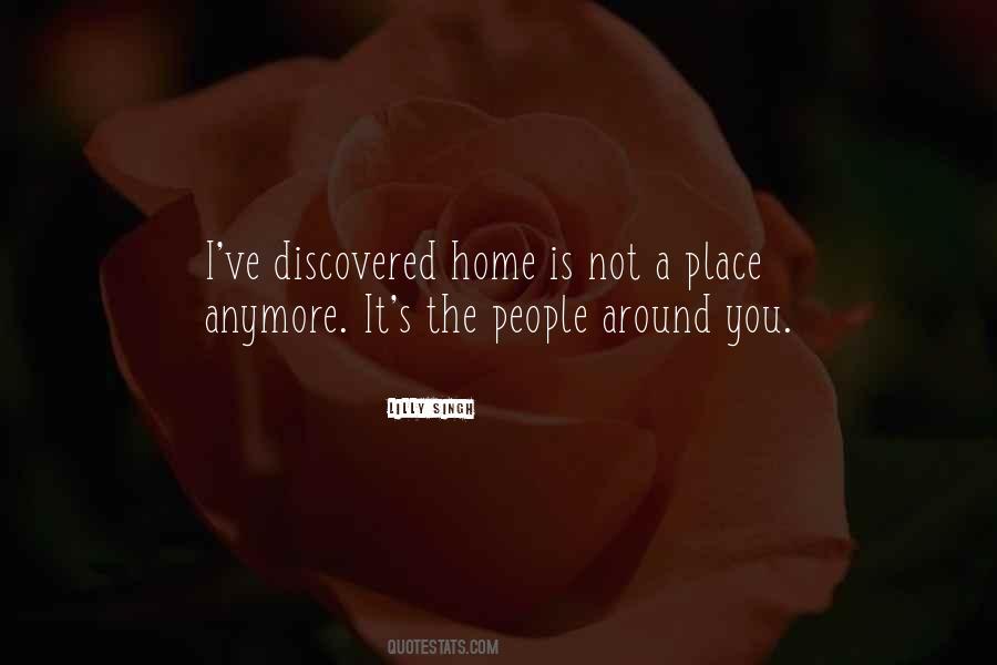 Not Home Quotes #48684