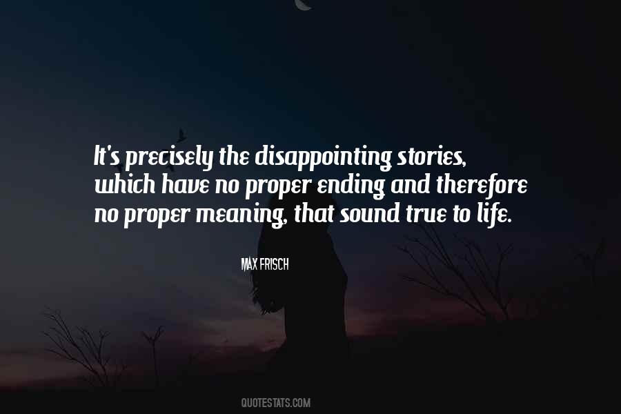 Life S Meaning Quotes #260355