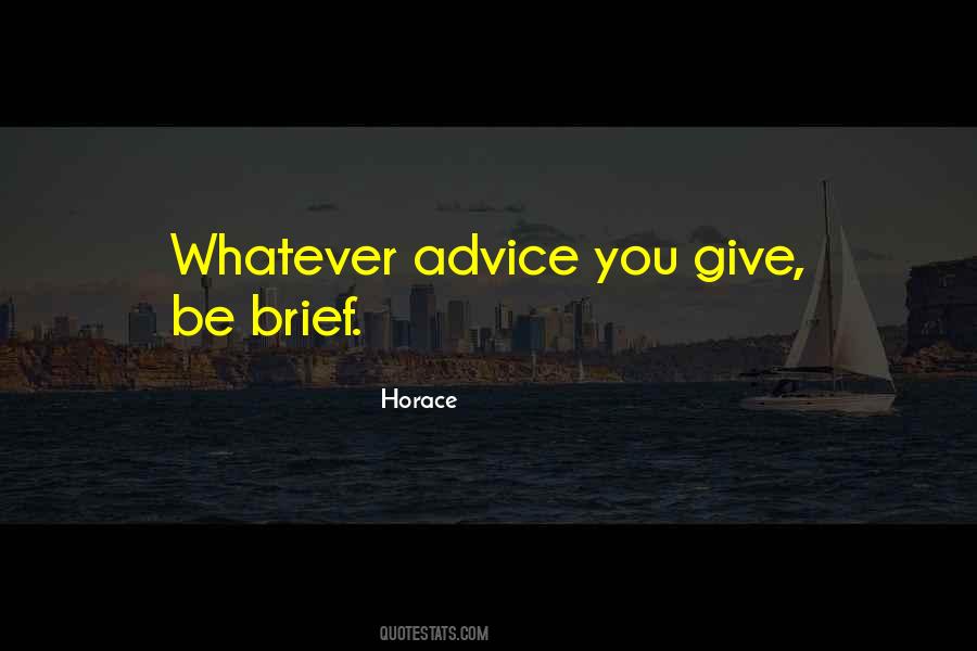 Be Brief Quotes #409868