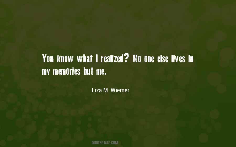 Liza Wiemer Quotes #1707796