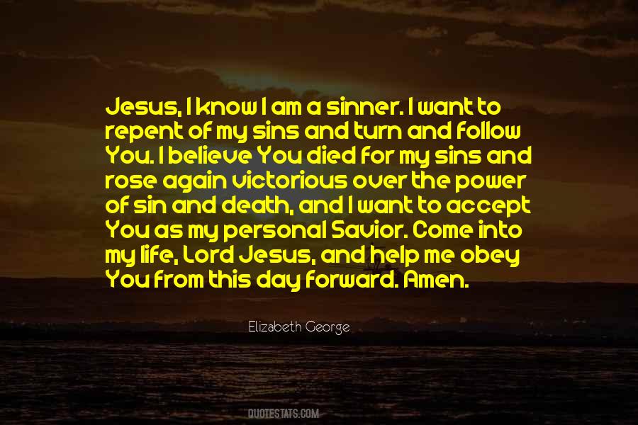 I Am A Sinner Quotes #520310