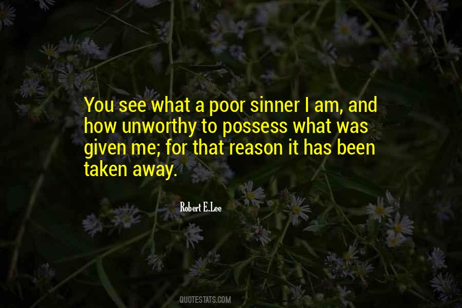 I Am A Sinner Quotes #59740