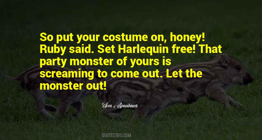 Monster Costume Quotes #1483128