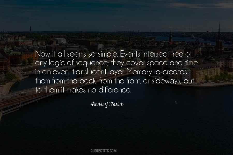 Sequence Of Events Quotes #993373