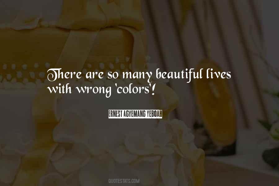 Many Colors Quotes #752627