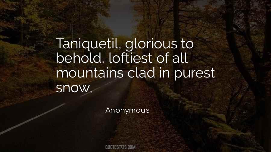 Snow In The Mountains Quotes #1235263