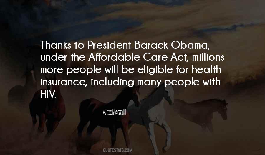 Obama Health Care Quotes #1393046