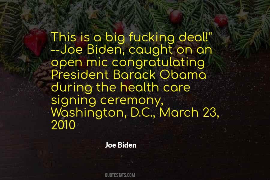 Obama Health Care Quotes #1609709