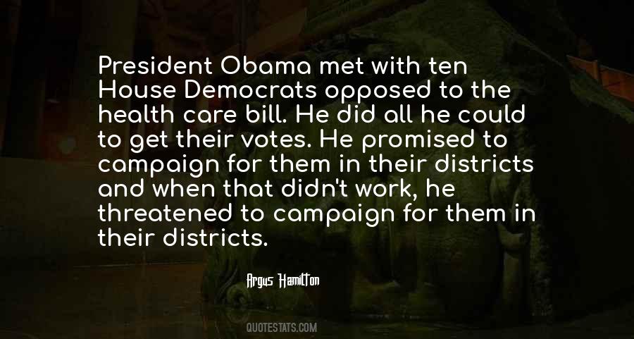 Obama Health Care Quotes #1702546