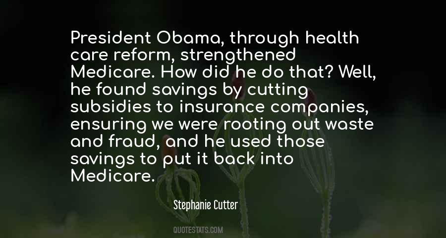 Obama Health Care Quotes #383912