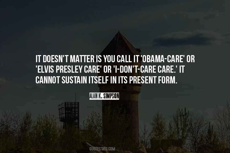 Obama Health Care Quotes #867792