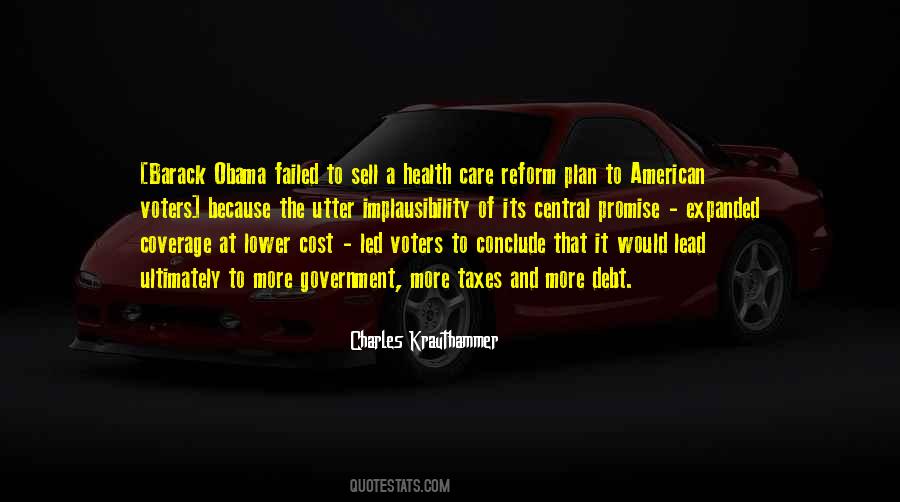 Obama Health Care Quotes #988063