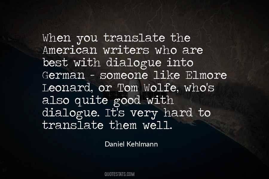 Quotes About Kehlmann #170684