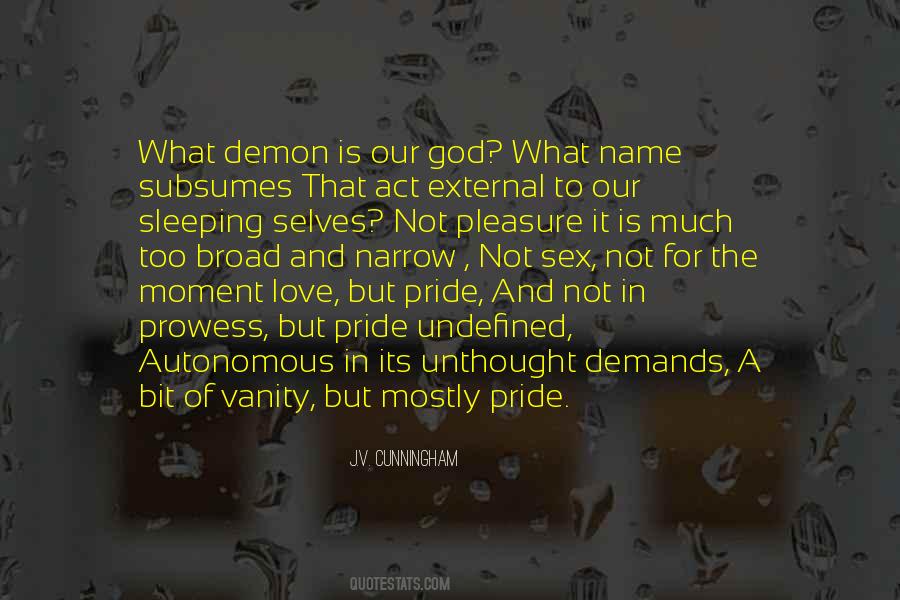 Pride Vs Love Quotes #124019