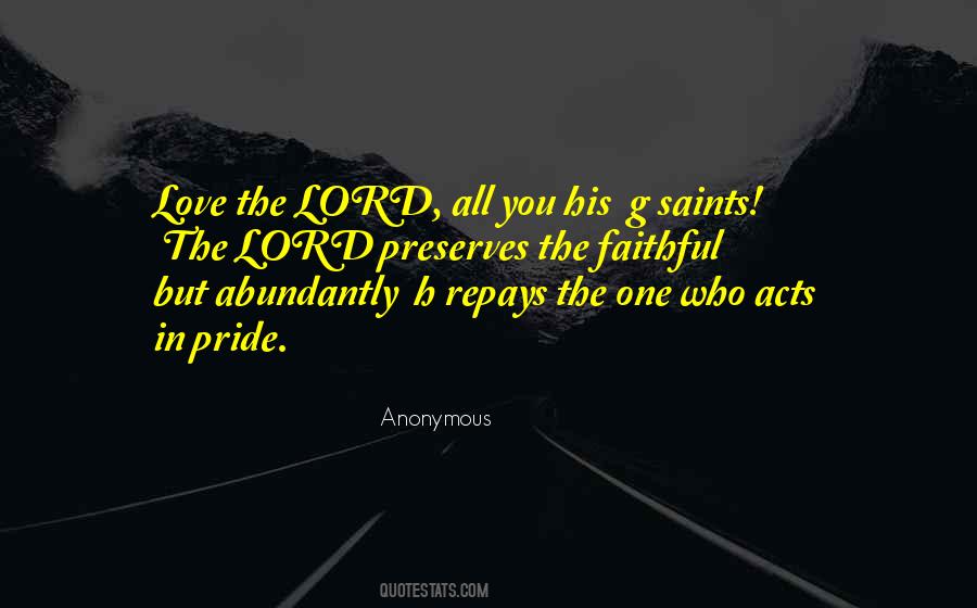 Pride Vs Love Quotes #45187