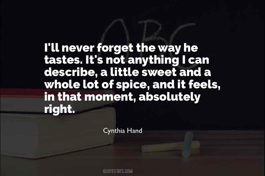 Cynthia Hand Love Quotes #127762
