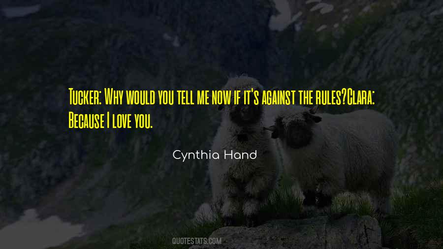 Cynthia Hand Love Quotes #338609