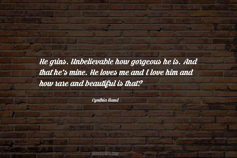 Cynthia Hand Love Quotes #452152