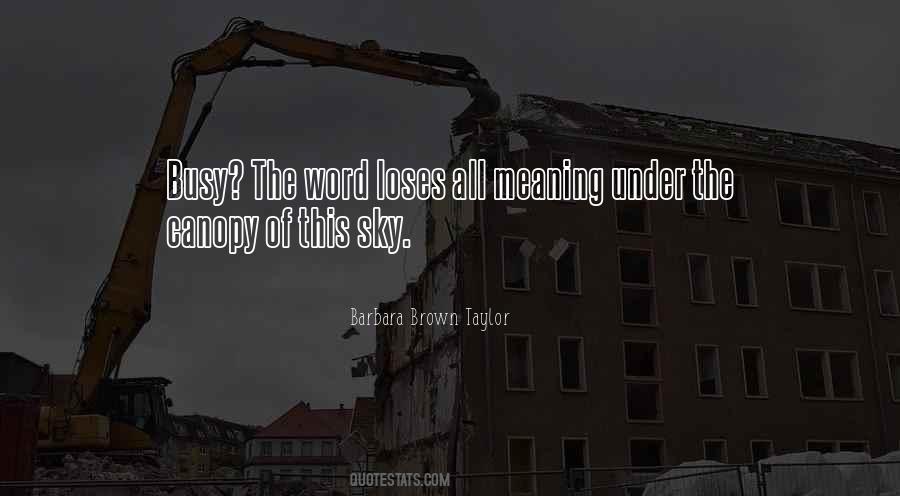 Under The Canopy Quotes #1084446