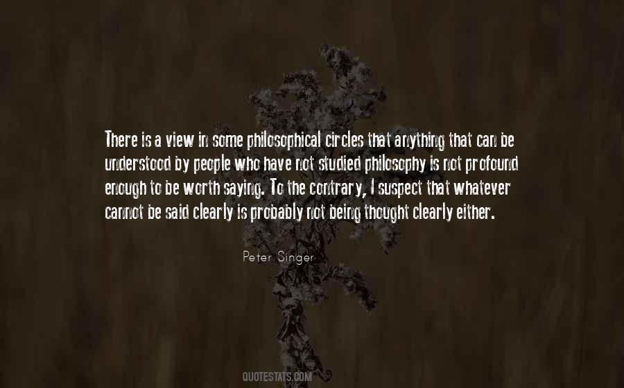 Philosophical People Quotes #1768756