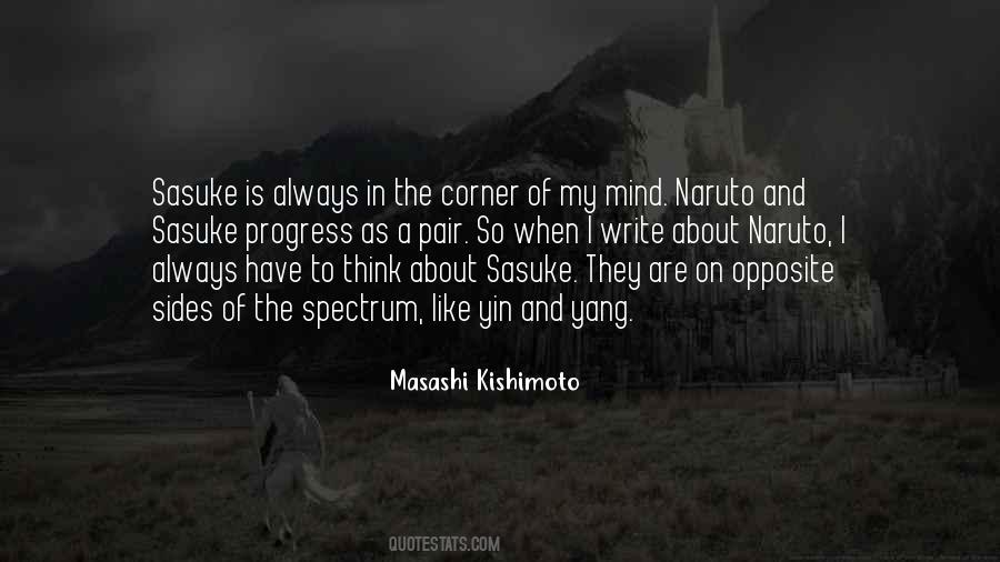 Naruto Vs Sasuke Quotes #829278