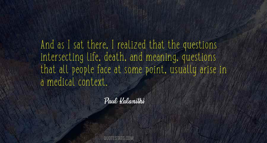 I Realized That Quotes #1187813